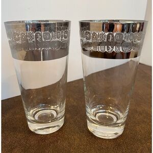 1950s Silver Rimmed Mid-Century Modern Glasses